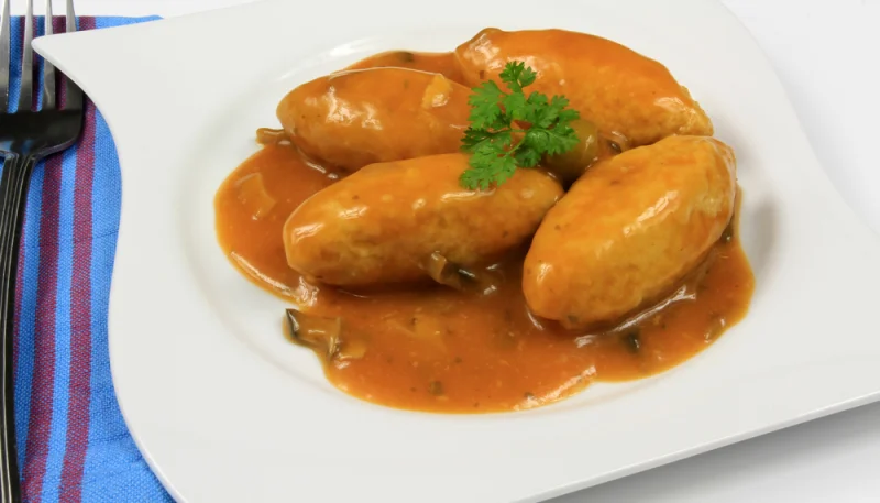 Quenelles sauce champignons