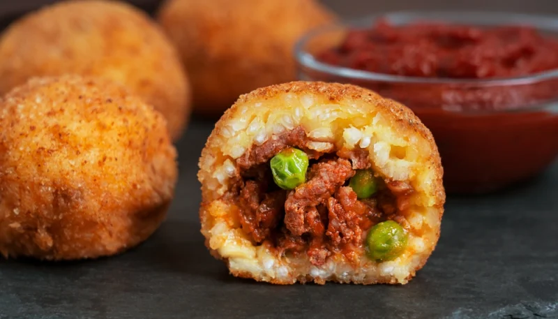 Arancini à la bolognaise