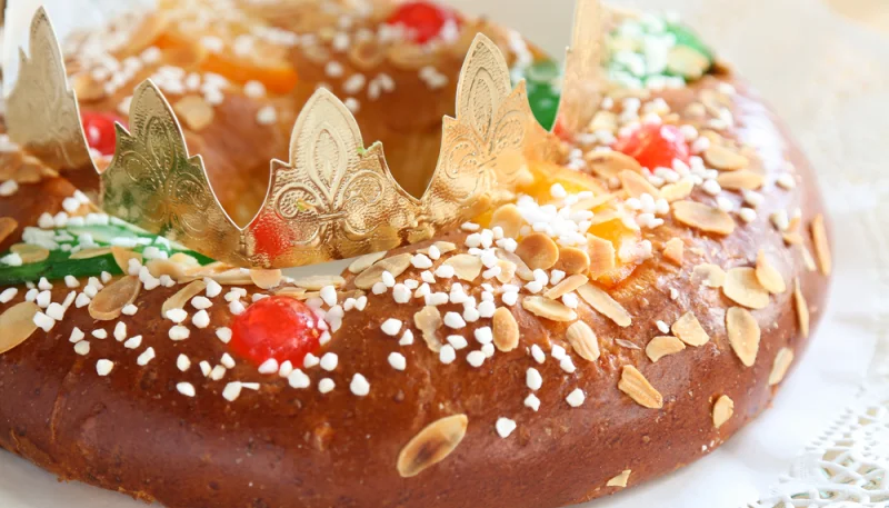 Couronne des rois aux fruits confits