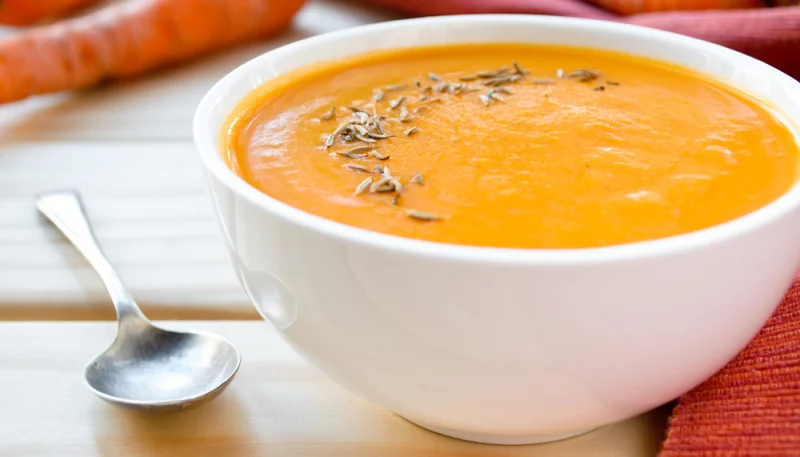 Crème de carottes au cumin