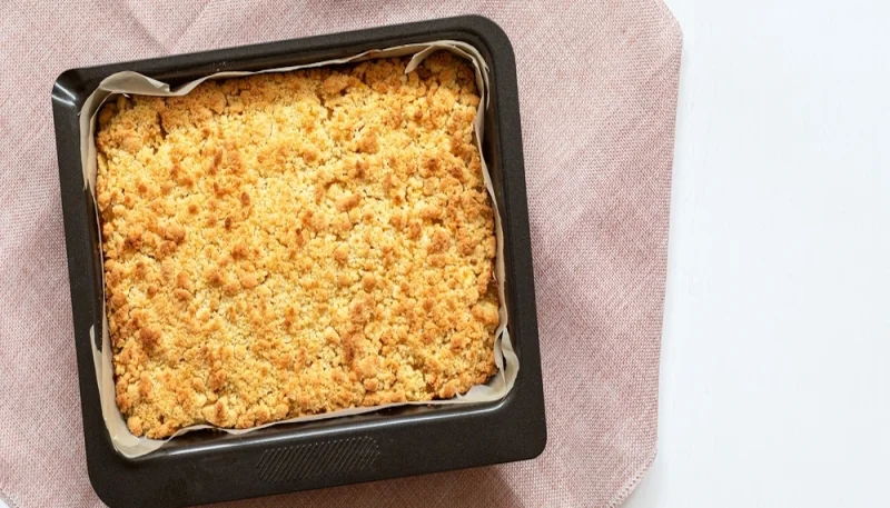 Crumble aux litchis