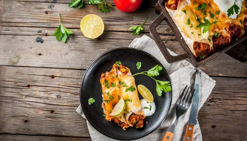 Enchiladas au boeuf