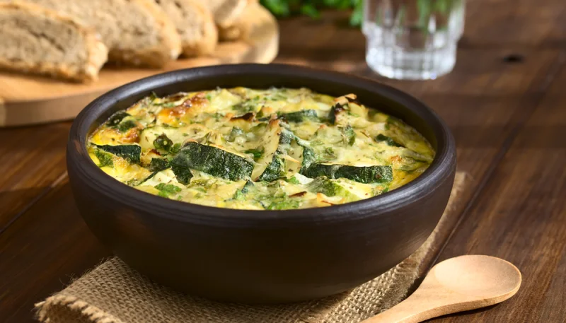 Frittata de courgettes