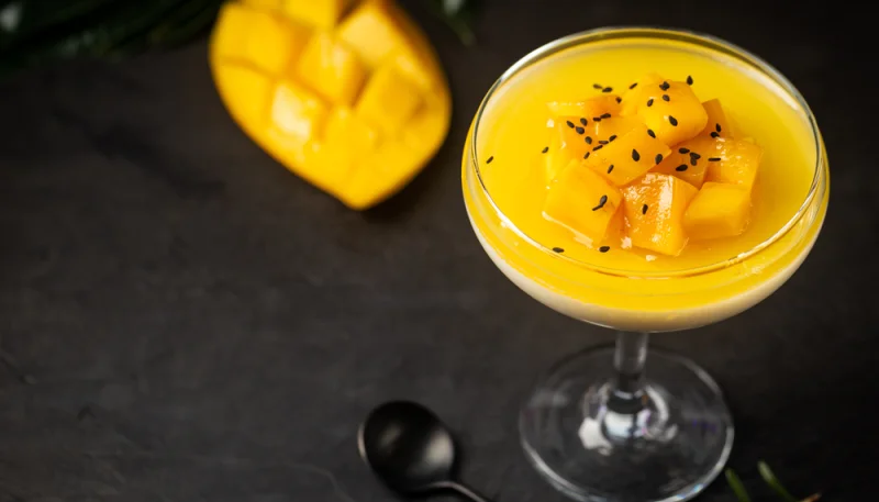 Panna cotta exotique