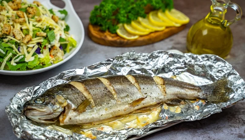 Truite en papillote