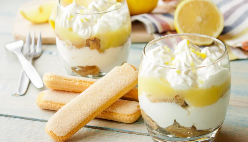 Verrines de tiramisu au Limoncello