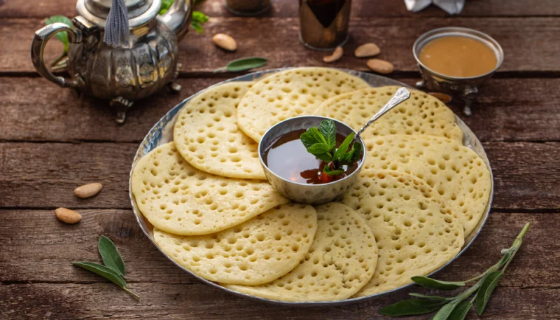 Crêpes mille trous ou baghrirs