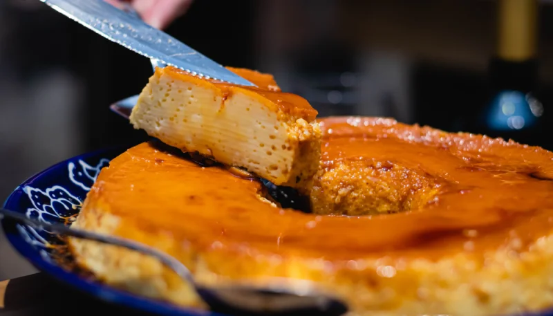 Flan pâtissier sans pâte