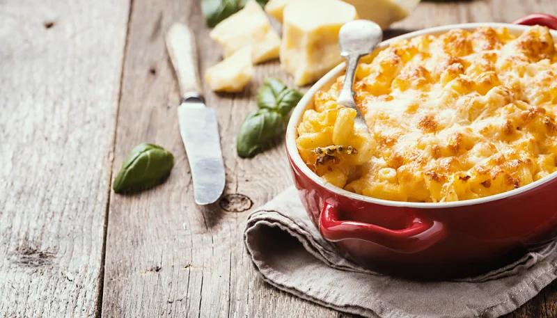 Gratin de pâtes au fromage
