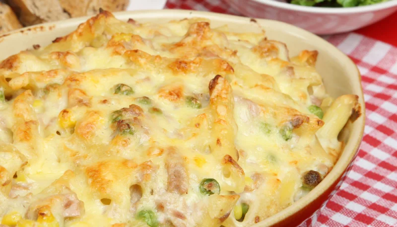 Gratin de pâtes au thon