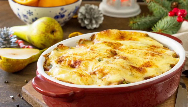 Gratin de pommes de terre à la raclette