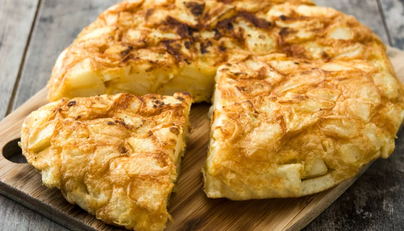 Omelette de pommes de terre