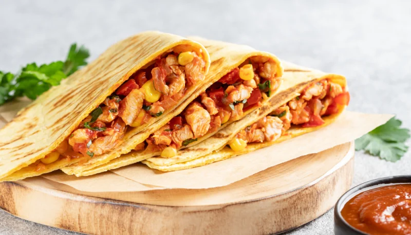 Quesadillas au poulet