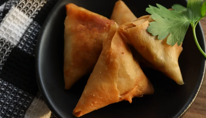 Samoussa chèvre miel