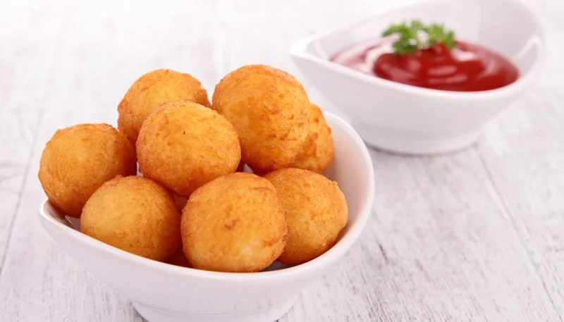 Boulettes de pommes de terre au four