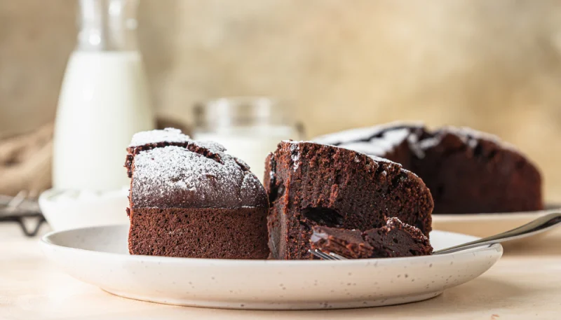 Gâteau au chocolat au lait