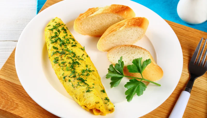 Omelette au thon