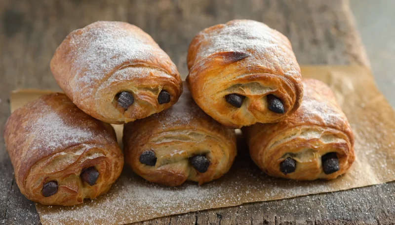 Pain au chocolat vegan