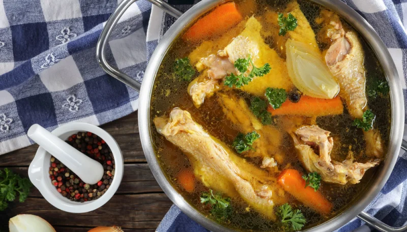 Pot-au-feu au poulet