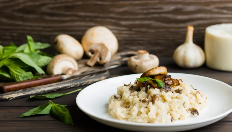 Risotto aux champignons au Cookeo