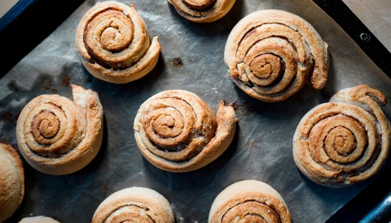 Roulé aux noisettes vegan