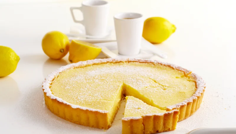 Tarte au citron vegan