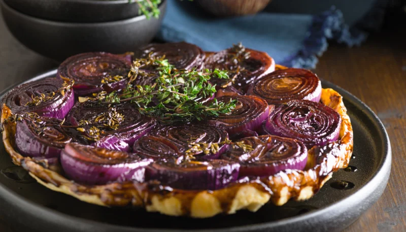 Tarte tatin aux oignons