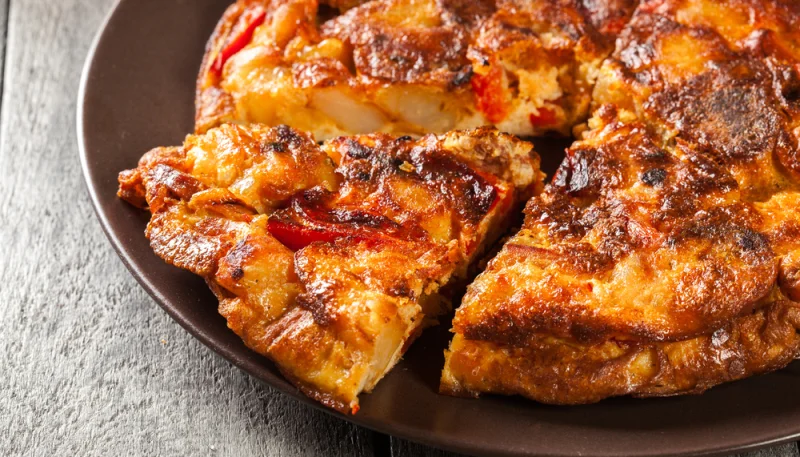 Tortilla au chorizo