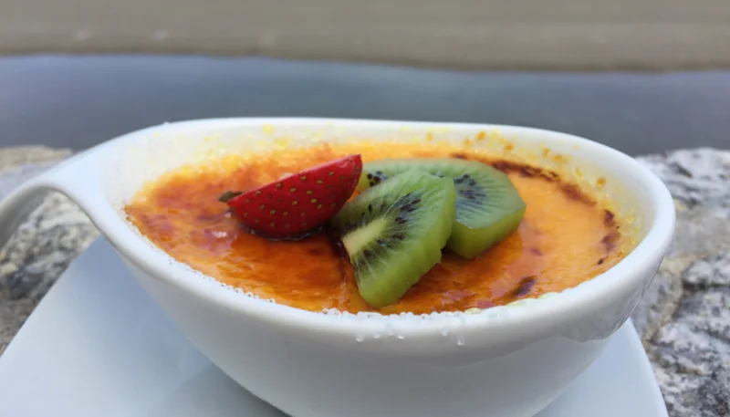 Gratin de kiwi à la vanille