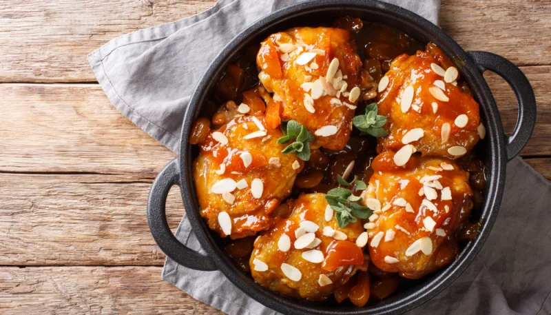 Poulet aux amandes