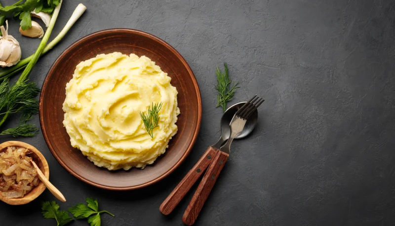 Purée de pommes de terre light