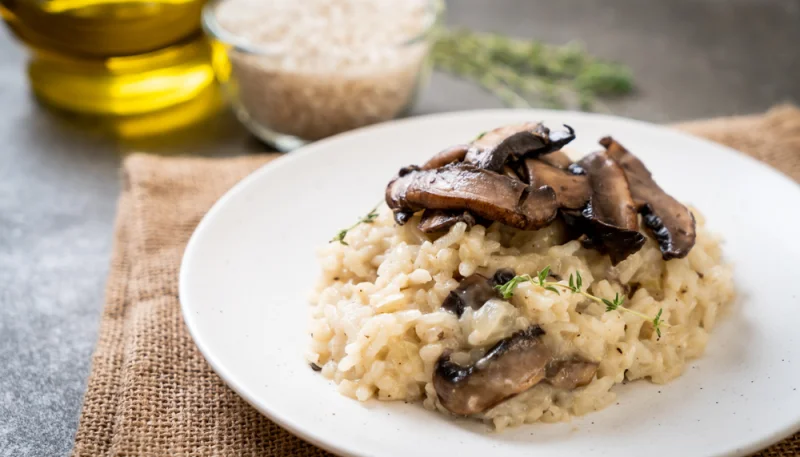 Risotto aux champignons au Cookeo