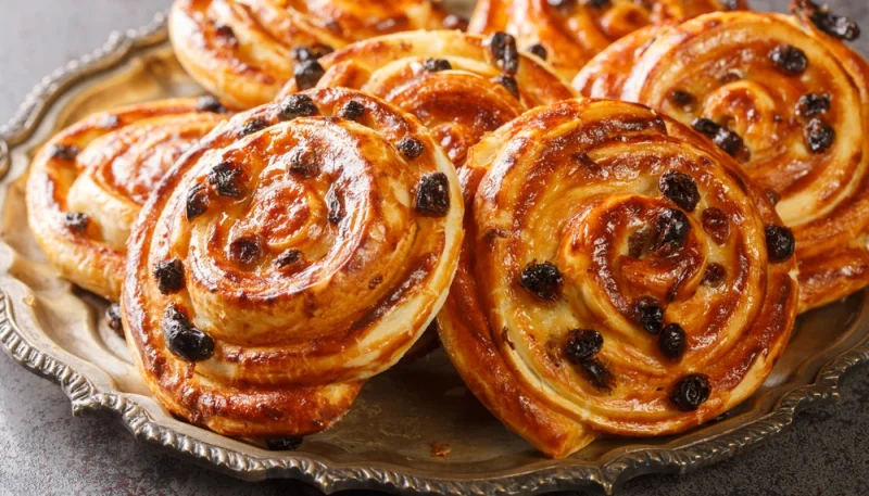 Pain aux raisins vegan