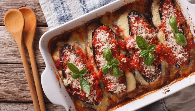 Aubergines parmigiana