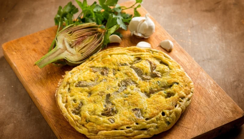 Fritttata aux artichauts