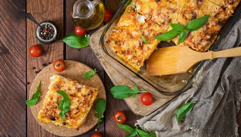 Lasagnes à l’agneau et aux olives
