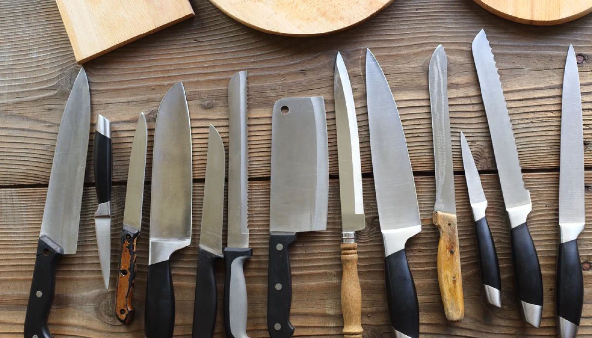 Les différents types de couteaux en cuisine