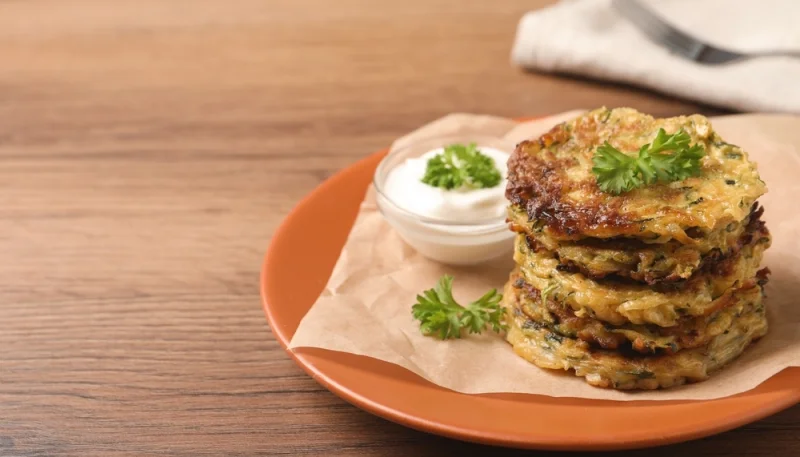 Rostis de courgettes au parmesan