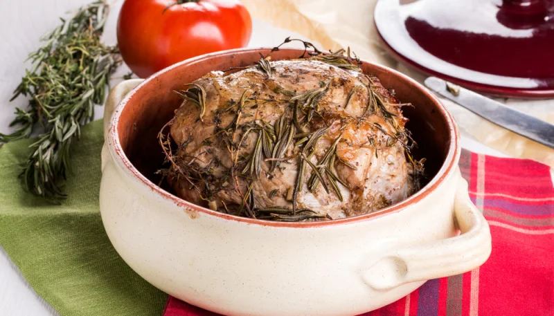 Rouelle de porc en cocotte