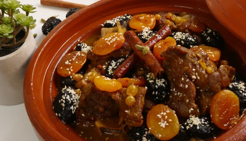 Sauté d'agneau façon tajine