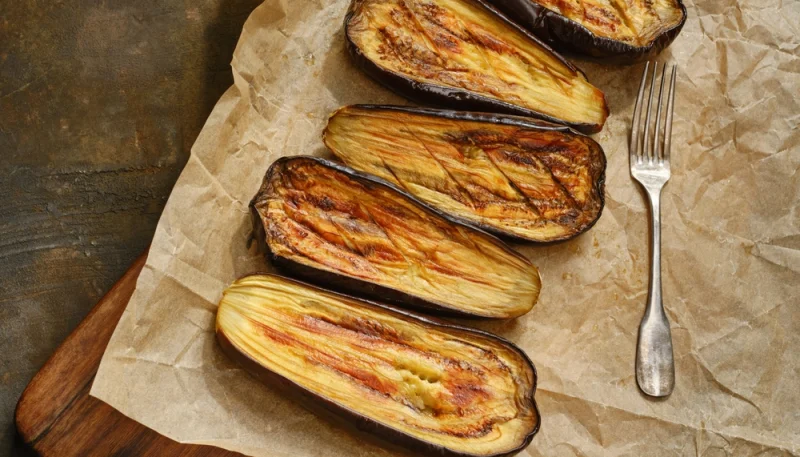 Aubergines à la plancha