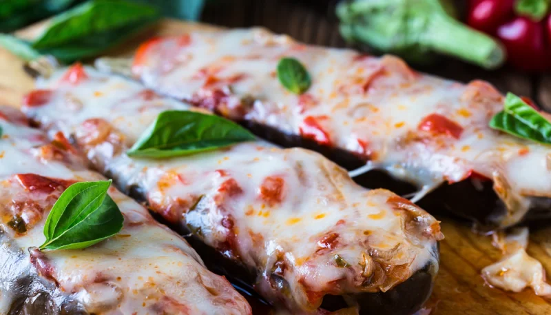 Aubergines farcies à la viande hachée