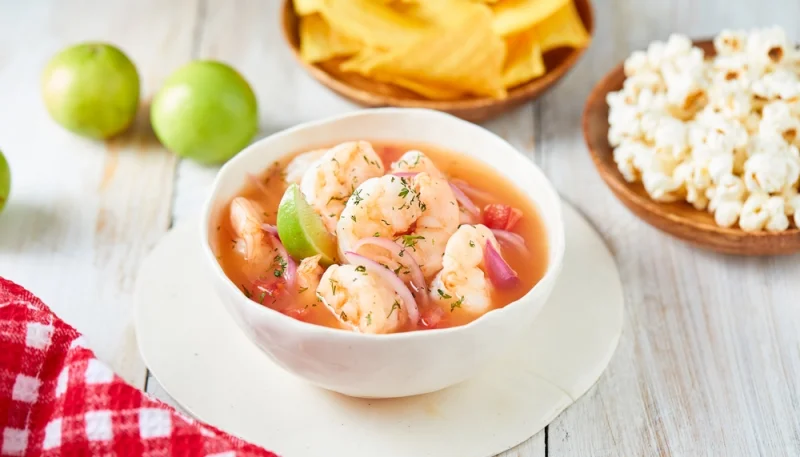 Ceviche de crevettes