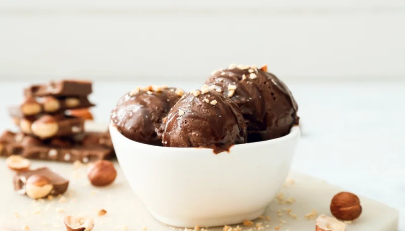 Glace au chocolat