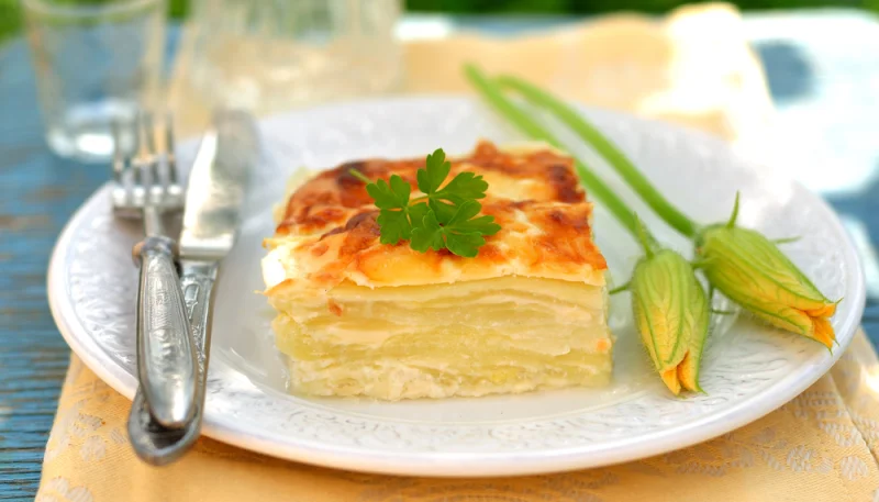 Lasagnes aux courgettes et feta