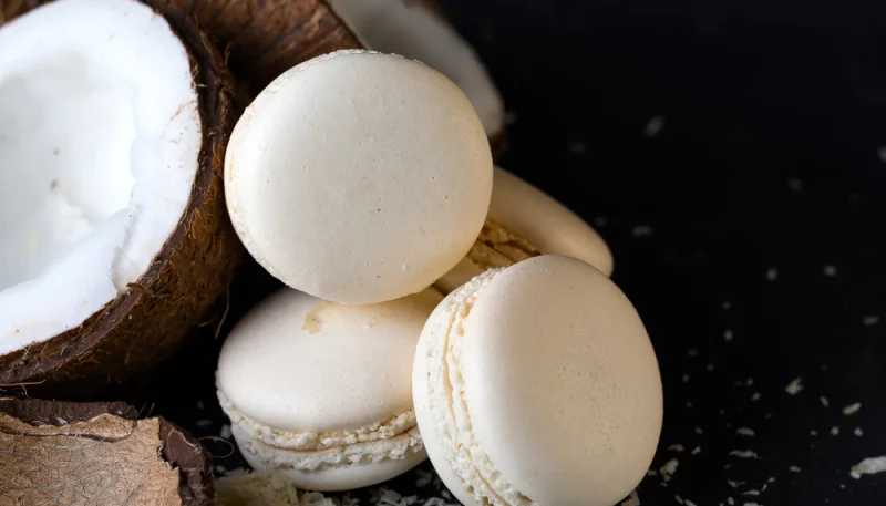 Macarons noix de coco