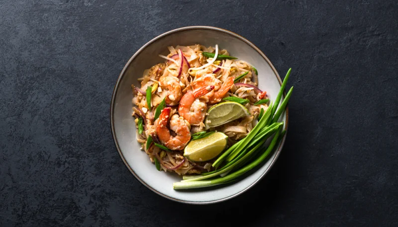Pad thaï crevette