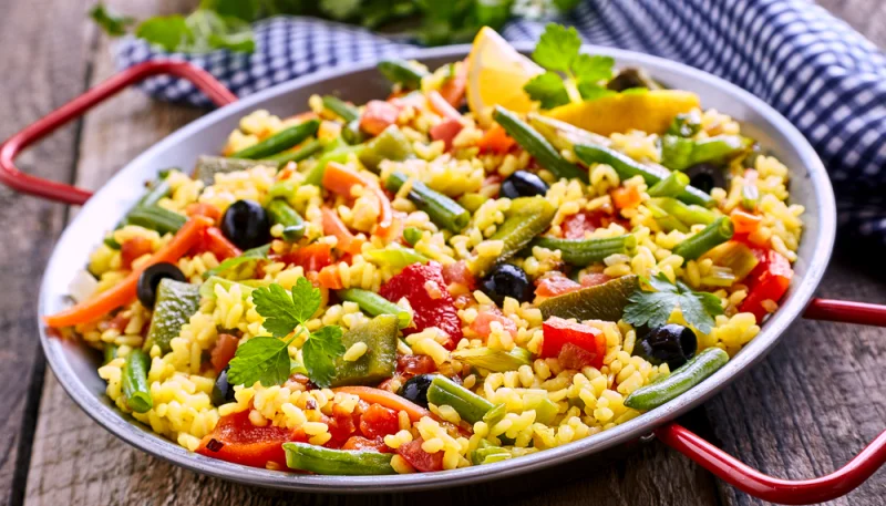 Paella végétarienne