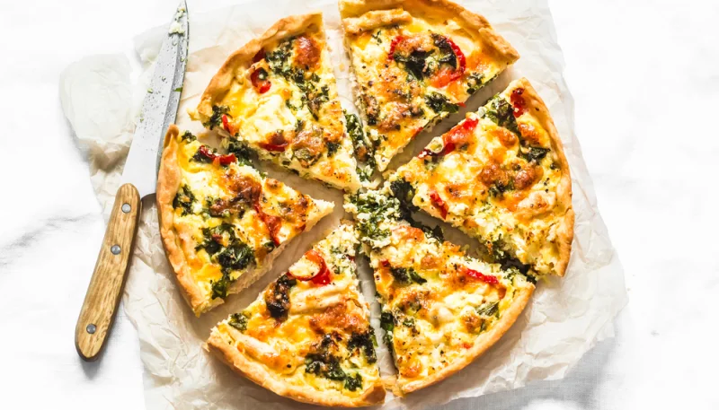 Tarte rustique aux poivrons