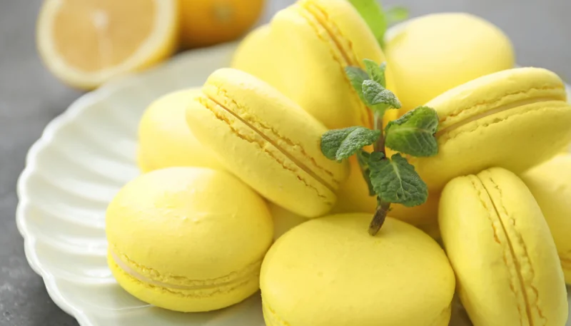 Macarons au citron
